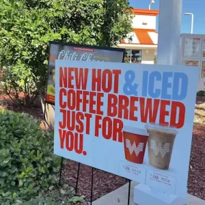 Whataburger Offers Iced Coffee